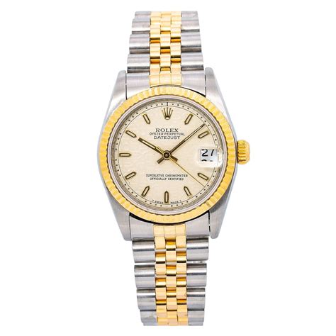 rolex vintage just lady|rolex 31mm datejust two tone.